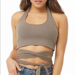 Wraparound Brown Halter